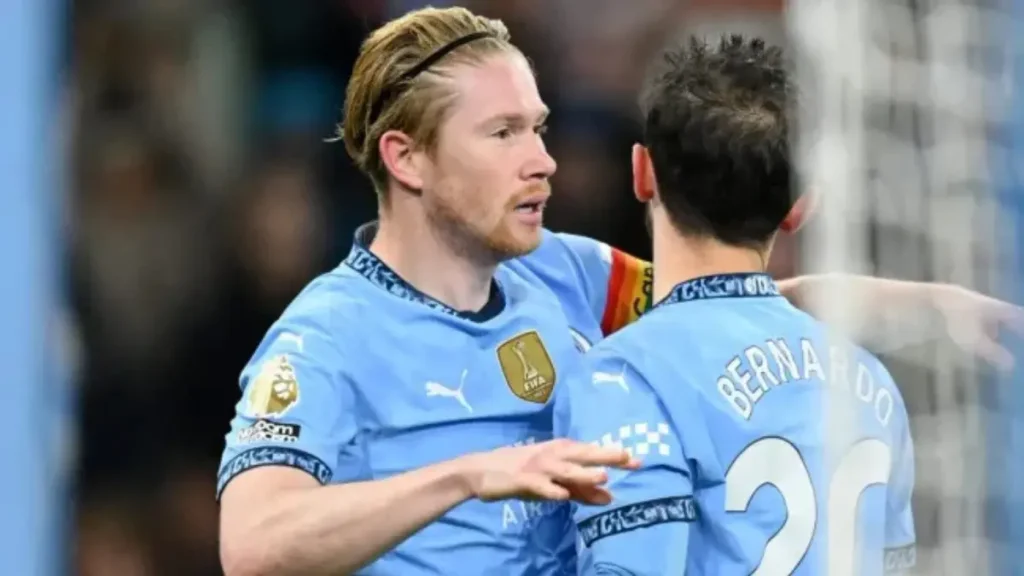 de bruyne e bernardo silva manchester city onde assistir